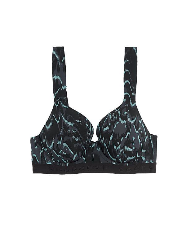 Medium Support Sports Hybrid T-Shirt Bra (A-E)