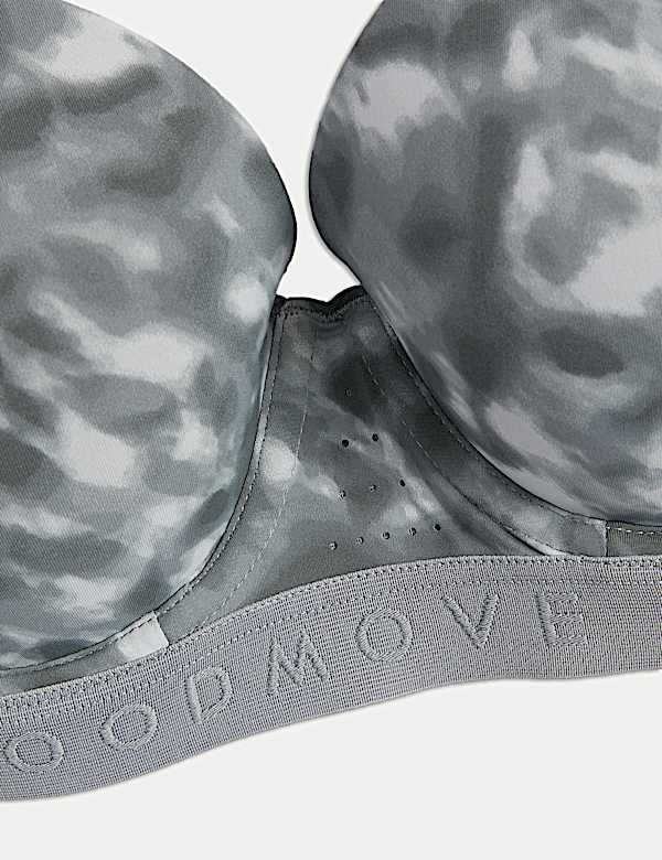 Medium Support Sports Hybrid T-Shirt Bra (A-E)