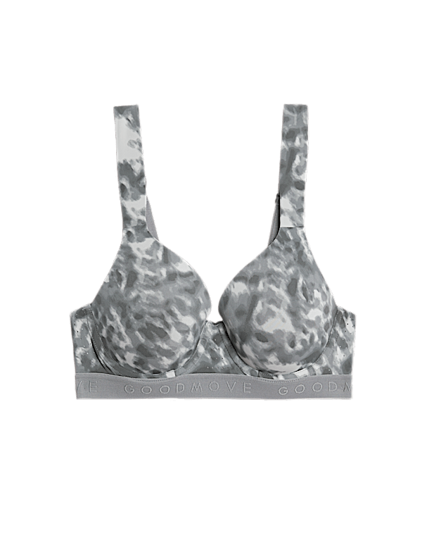 Medium Support Sports Hybrid T-Shirt Bra (A-E)