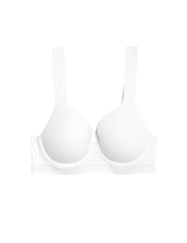 Medium Support Sports Hybrid T-Shirt Bra (A-E)