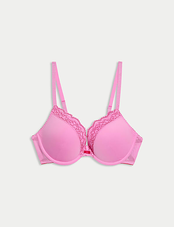 Lace Wired Push-Up Bra A-E - RS