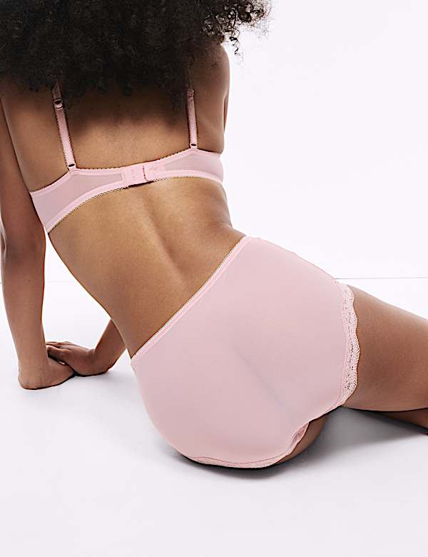 Jasmine Lace Wired Push Up Plunge Bra (A-E)