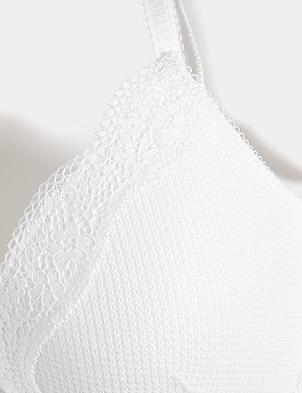 Jasmine Lace Wired Push Up Plunge Bra (A-E)