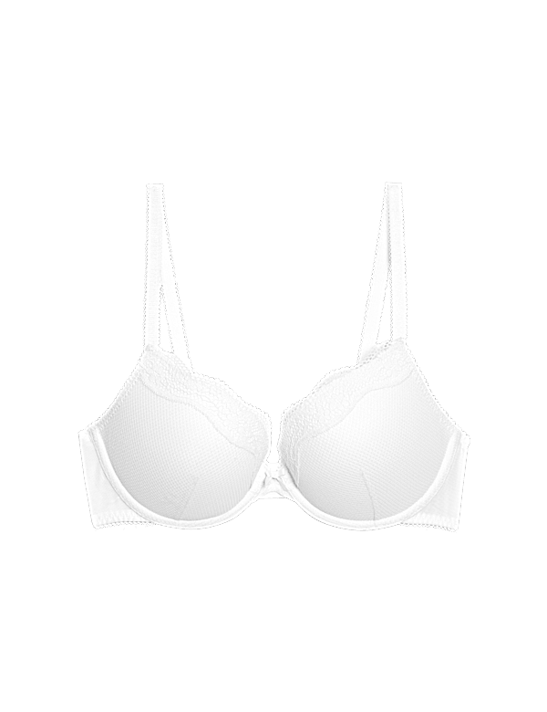 Jasmine Lace Wired Push Up Plunge Bra (A-E)