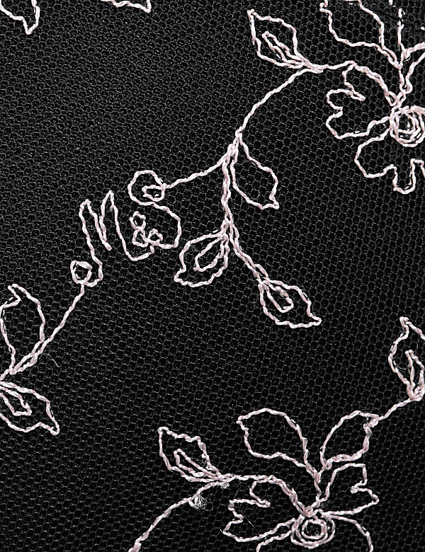 Archive Embroidery Wired Push-Up Balcony Bra A-E