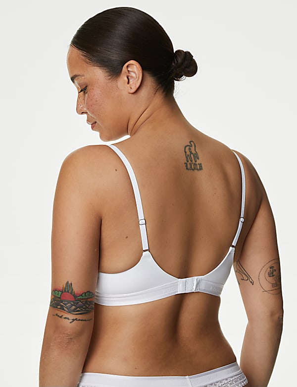 Cotton with Cool Comfort™ Non-Wired Push Up Bra