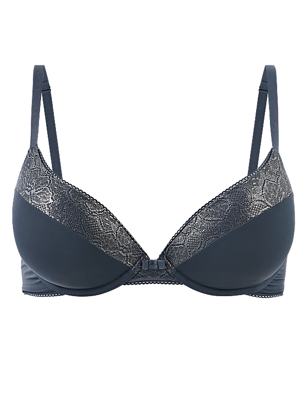 Body™ Lace Sparkle Trim Push Up Plunge Bra A-E
