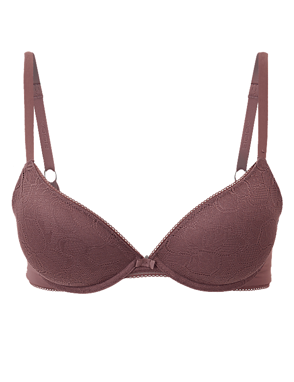 Body™ Lace Padded Push-up Plunge Bra A-E