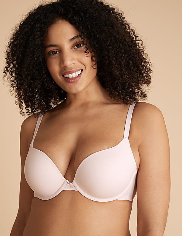 2pk Padded Push-up Plunge T-Shirt Bras