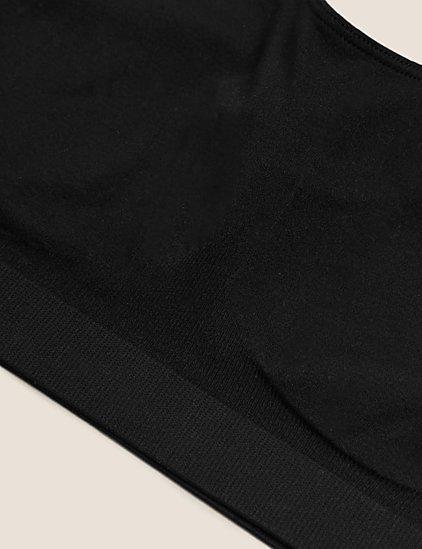 2pk Non-Wired Full Cup Seamless Crop Tops