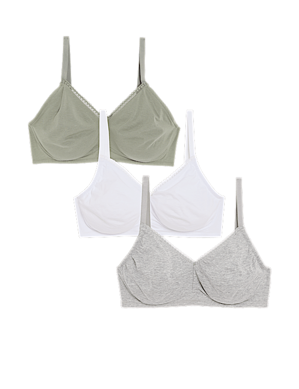3pk Non Wired Full Cup Bras