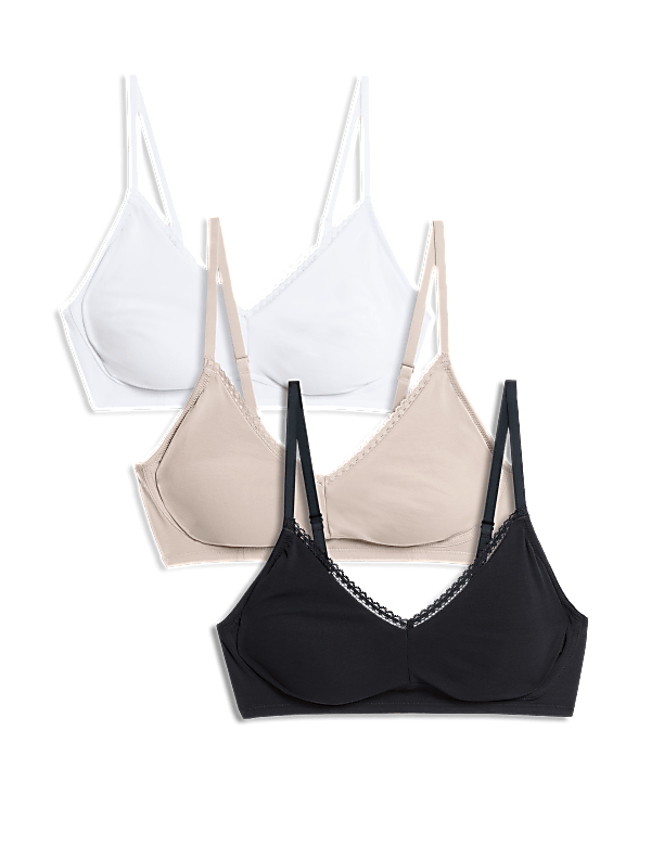 3pk Non Wired Full Cup Bras