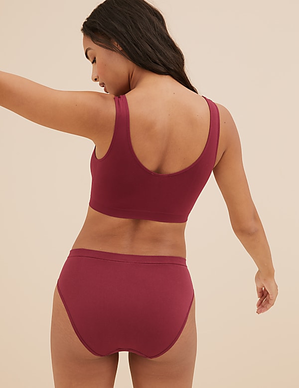 3pk Seamless Non Wired Crop Tops