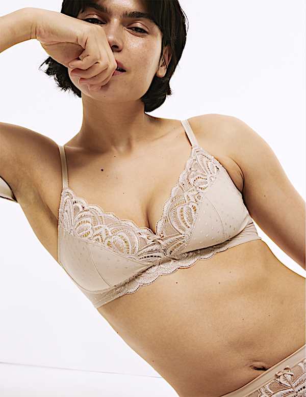 Amelia Lace Non Wired Full Cup Bra (A-E)