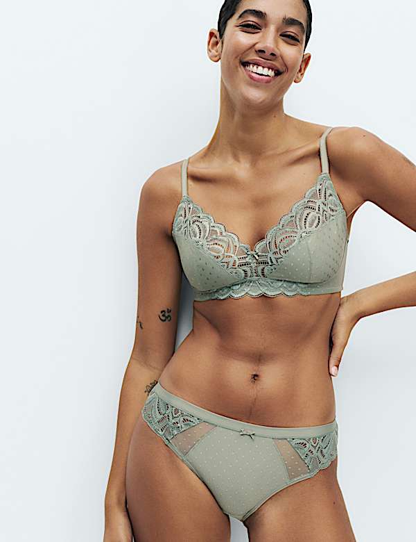 Amelia Lace Non Wired Full Cup Bra (A-E)