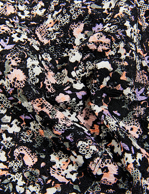 Printed Lace Non Wired Bralette A-E