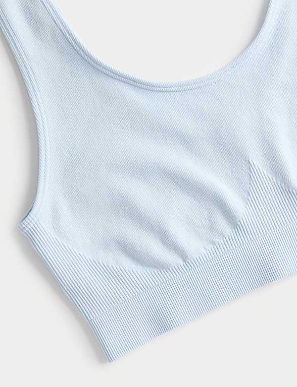3pk Seamless Non Wired Crop Tops