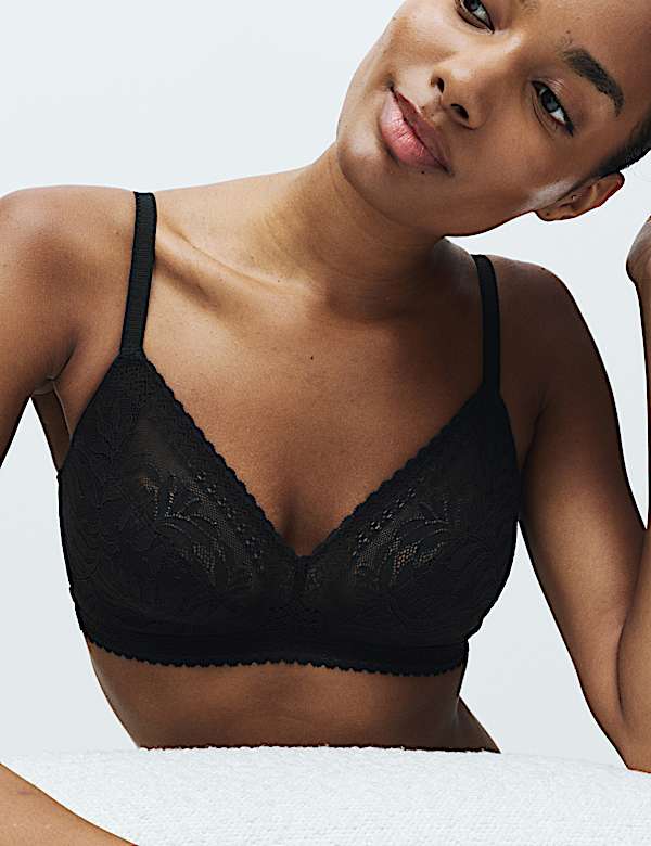 Flexifit™ Lace Non-Wired Full Cup Bra (A-E)