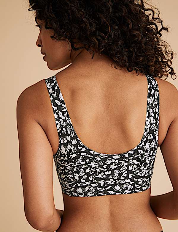 Flexifit&trade; Non-Wired Printed Crop Top