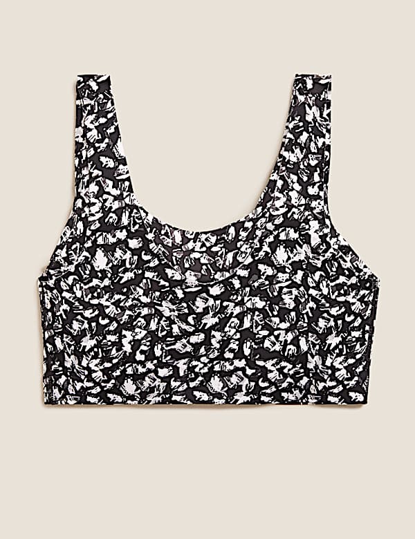 Flexifit&trade; Non-Wired Printed Crop Top