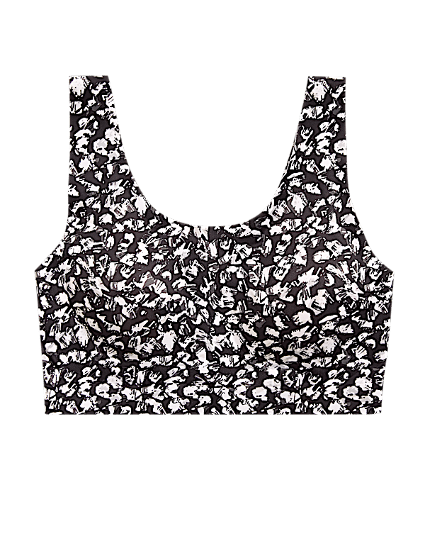 Flexifit&trade; Non-Wired Printed Crop Top