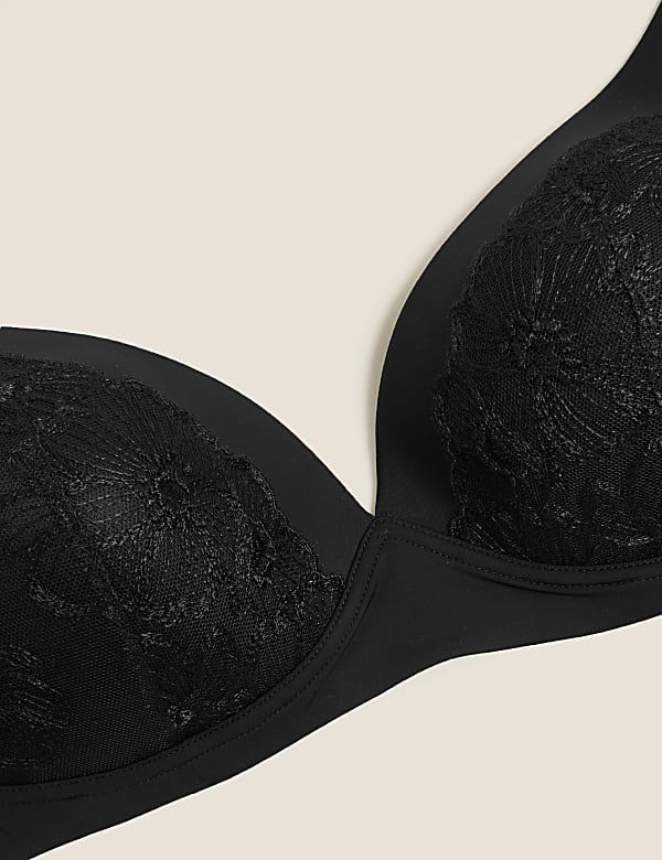 Embrace Embroidered Non Wired Plunge Bra A-E