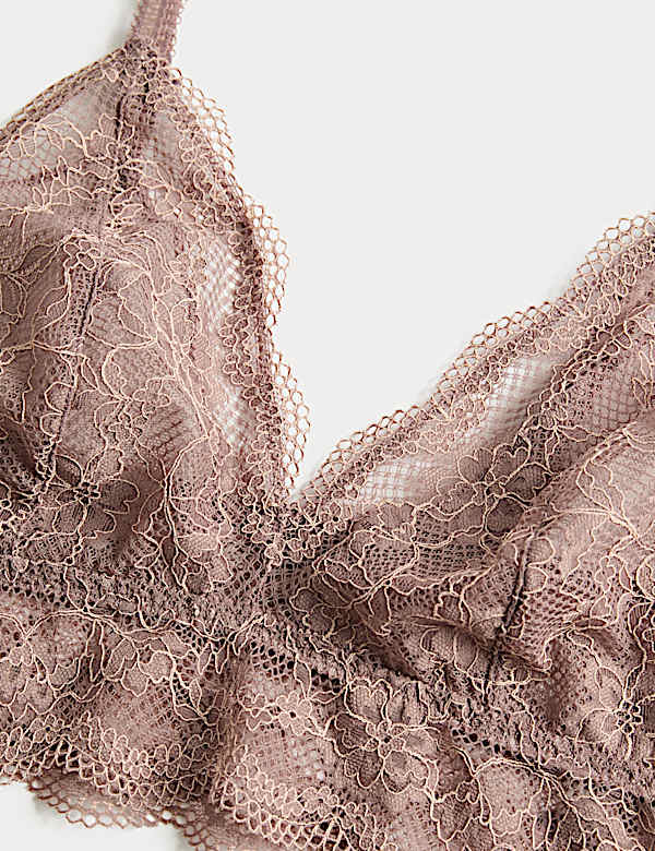 Jasmine Lace Non Wired Longline Bralette (A-E) - VN