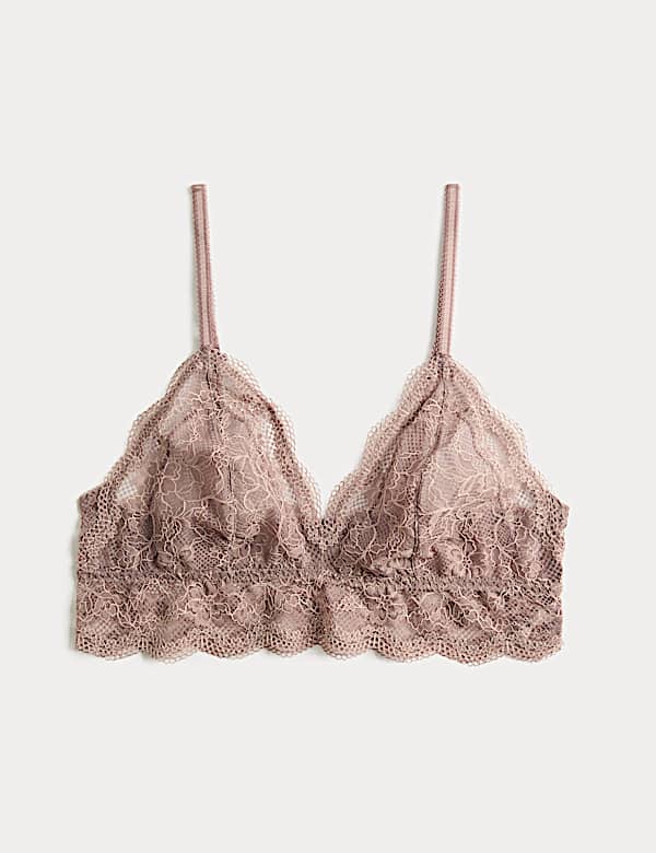 Jasmine Lace Non Wired Longline Bralette (A-E) - VN