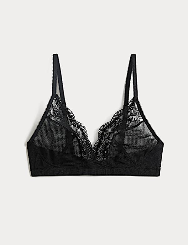 Jasmine Lace Non Wired Plunge Bra (A-E) - CA