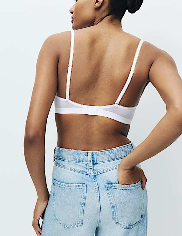 Jasmine Lace Non Wired Plunge Bra (A-E) - CA