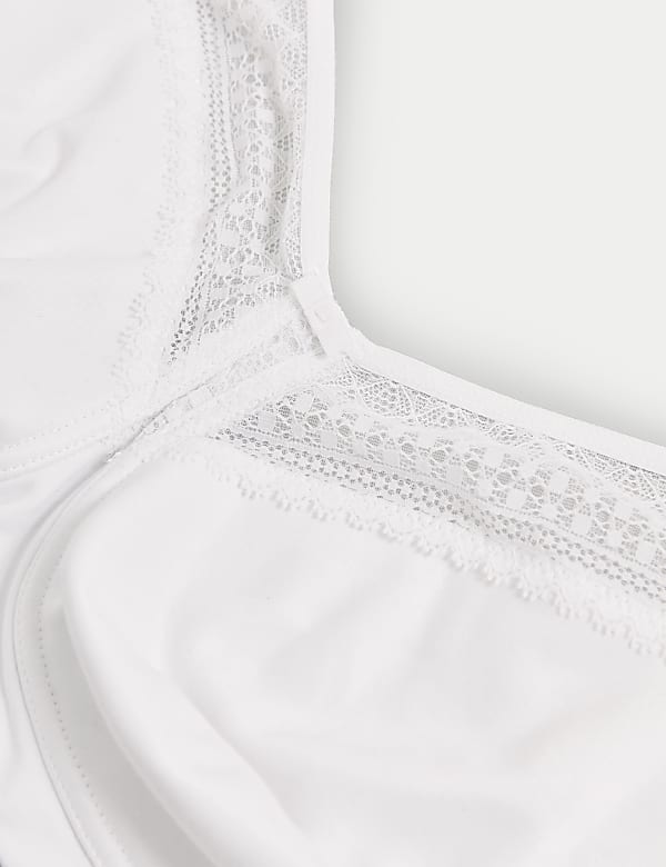 Cotton & Lace Non Wired Total Support Bra