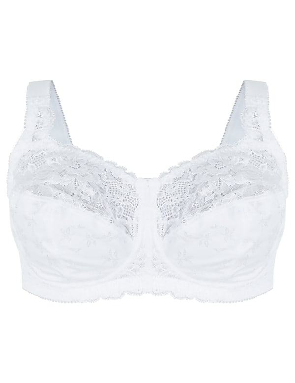 Total Support Jacquard & Lace Full Cup Bra