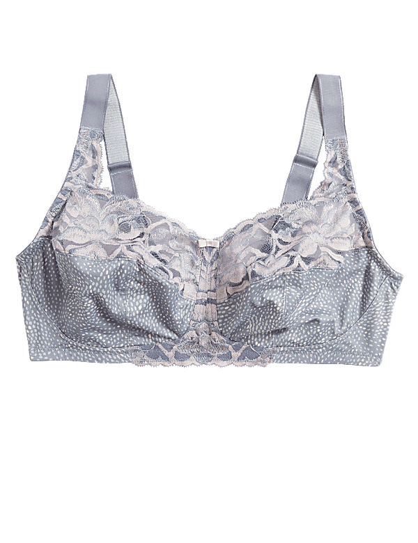 Total Support Wild Blooms Non-Padded Full Cup Bra B-H