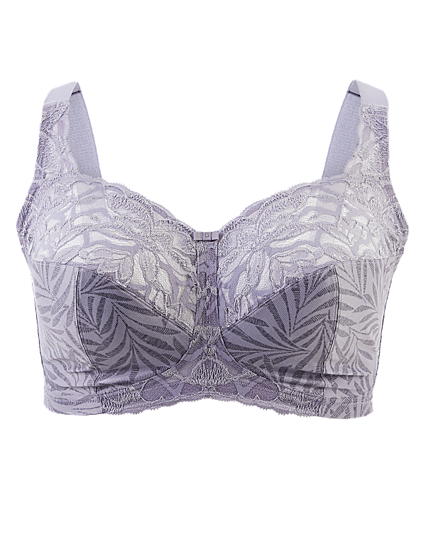 Total Support Wild Blooms Non-Padded Full Cup Bra B-H