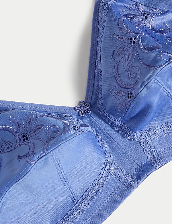 Total Support Embroidered Full Cup Bra B-G