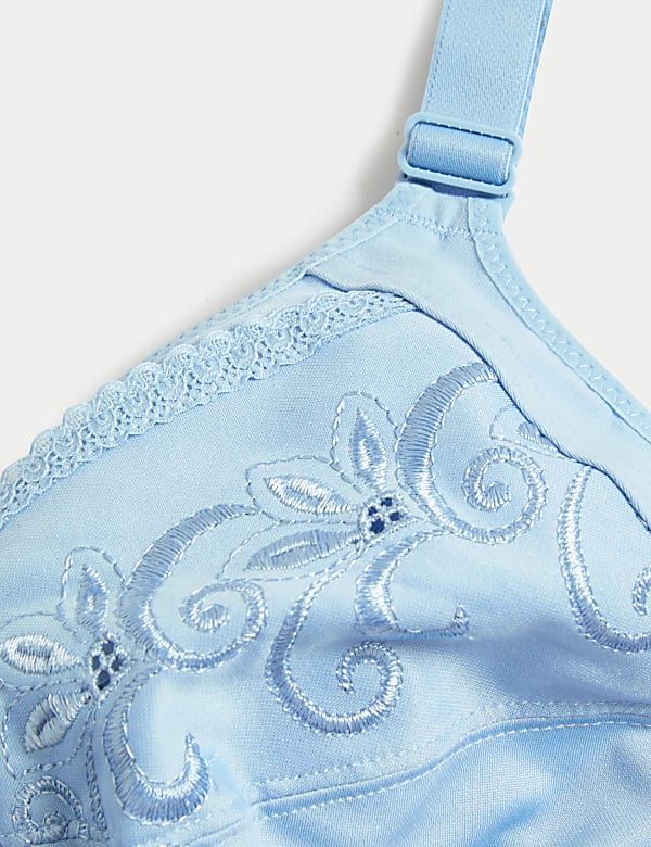 Total Support Embroidered Full Cup Bra B-G