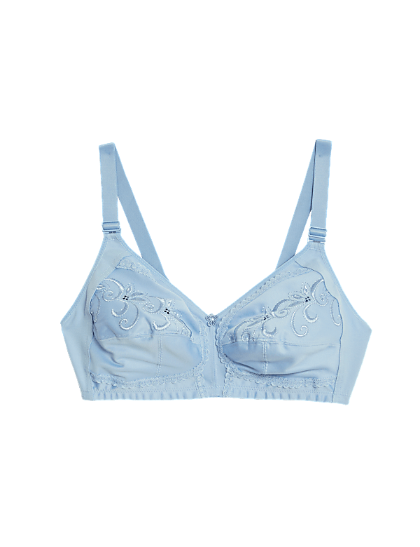Total Support Embroidered Full Cup Bra B-G