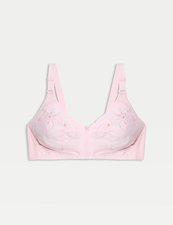 Total Support Embroidered Full Cup Bra B-G - ES