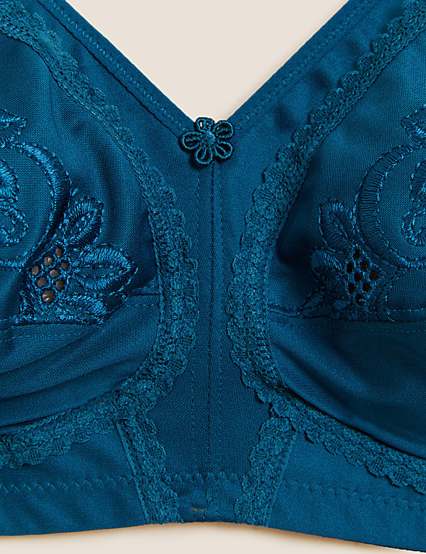 Total Support Embroidered Full Cup Bra B-G