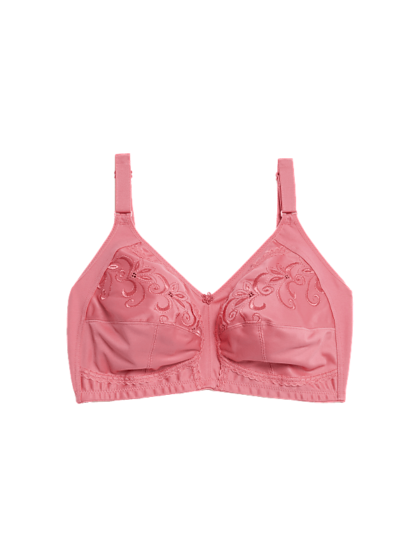 Total Support Embroidered Full Cup Bra B-G