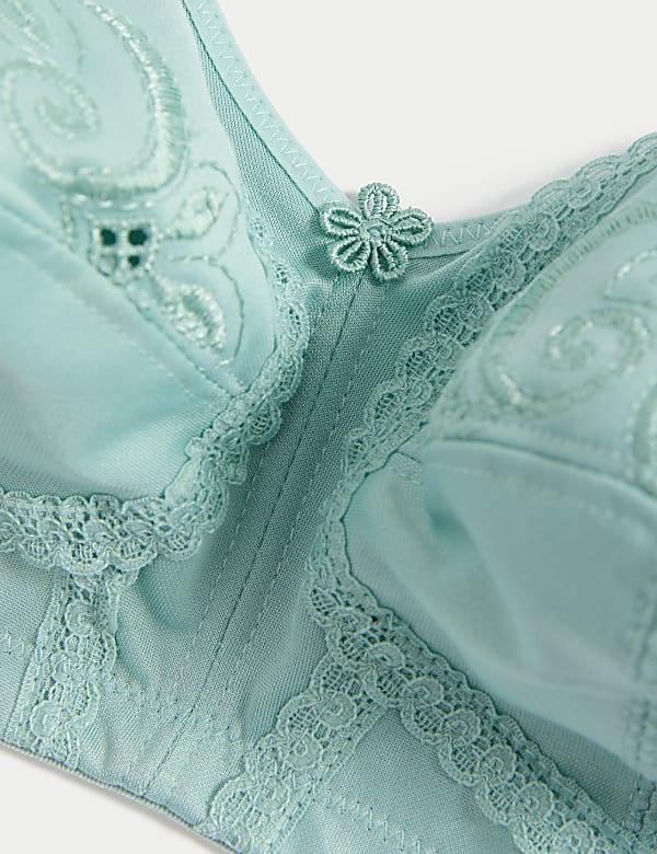 Total Support Embroidered Full Cup Bra B-G