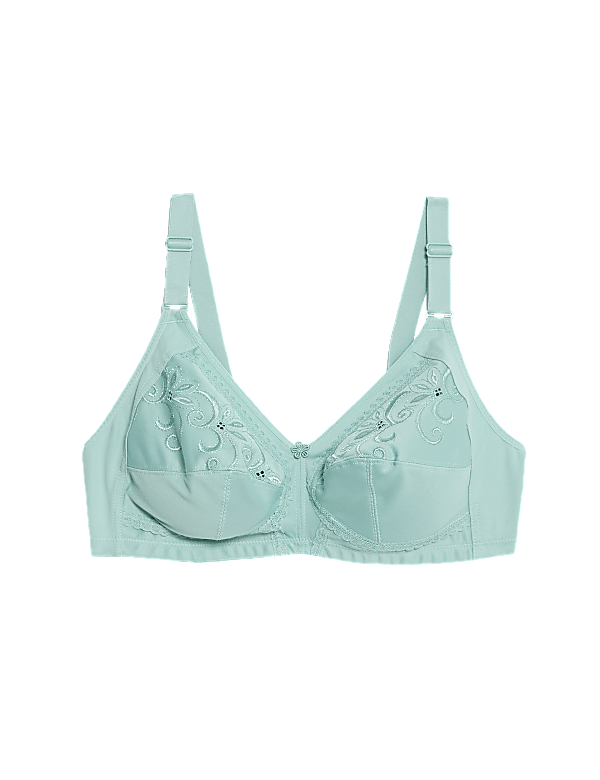 Total Support Embroidered Full Cup Bra B-G