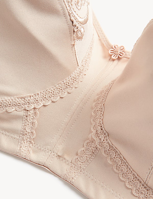 Total Support Embroidered Full Cup Bra