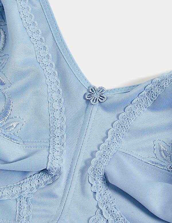 Total Support Embroidered Full Cup Bra