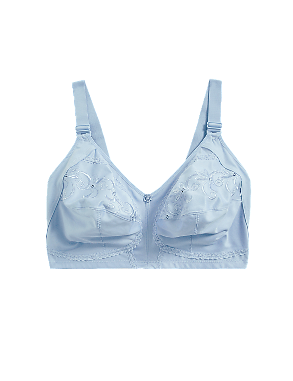 Total Support Embroidered Full Cup Bra