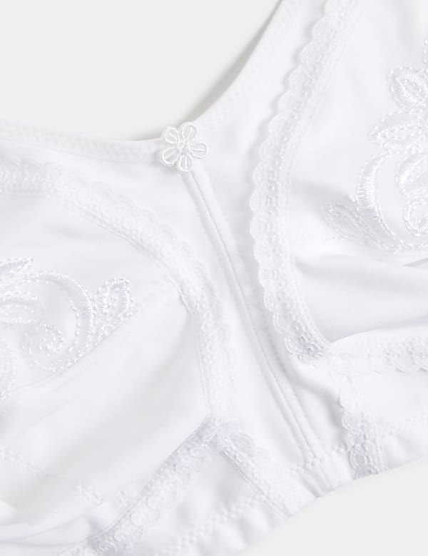 Total Support Embroidered Full Cup Bra