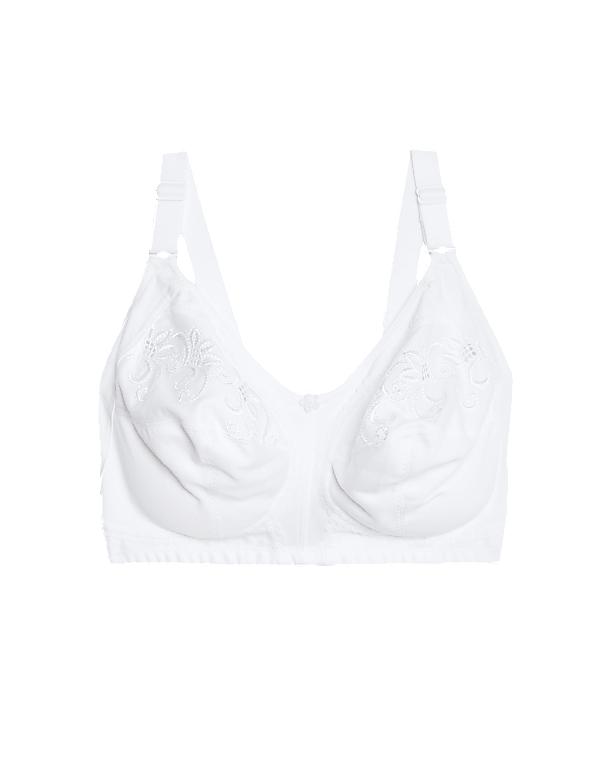 Total Support Embroidered Full Cup Bra