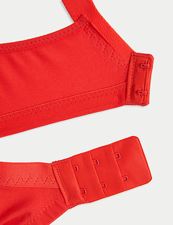 Embroidered Non Wired Total Support Bra