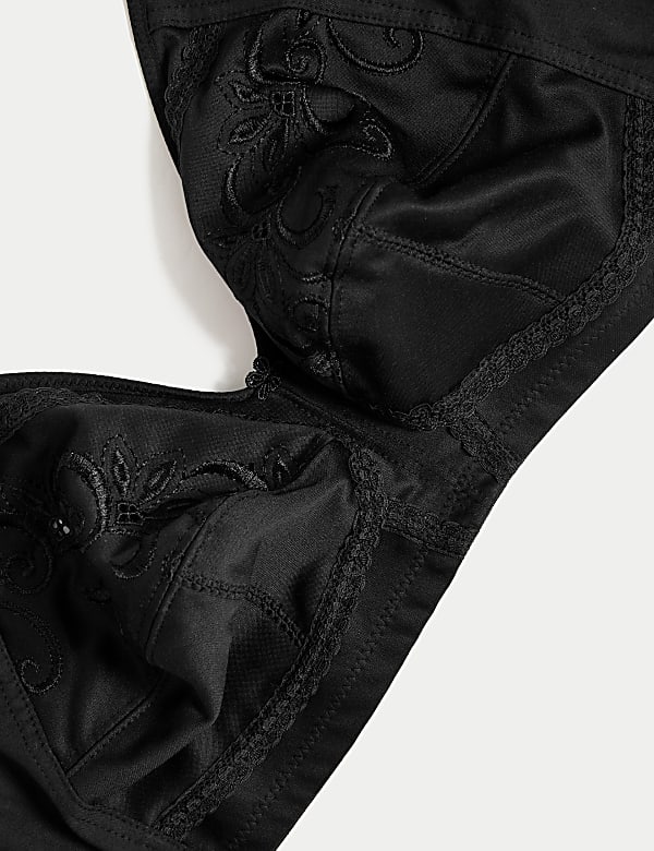 Total Support Embroidered Full Cup Bra C-H