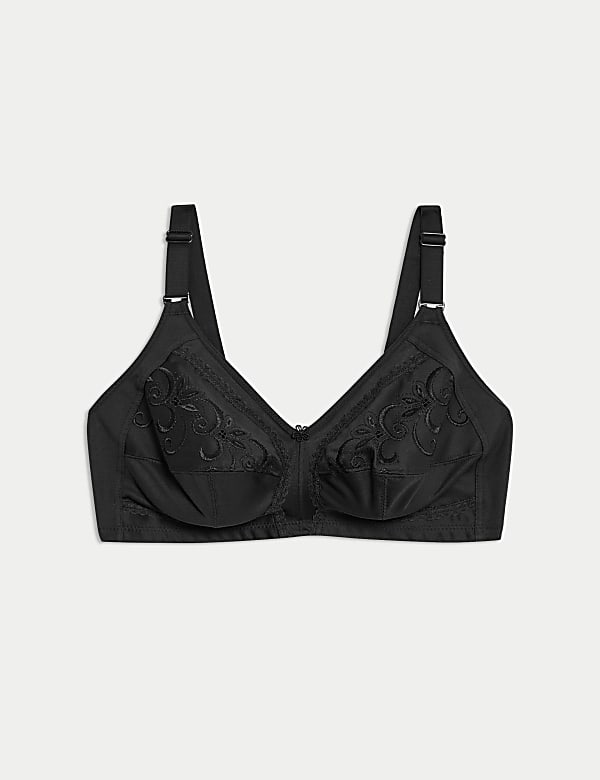 Total Support Embroidered Full Cup Bra C-H